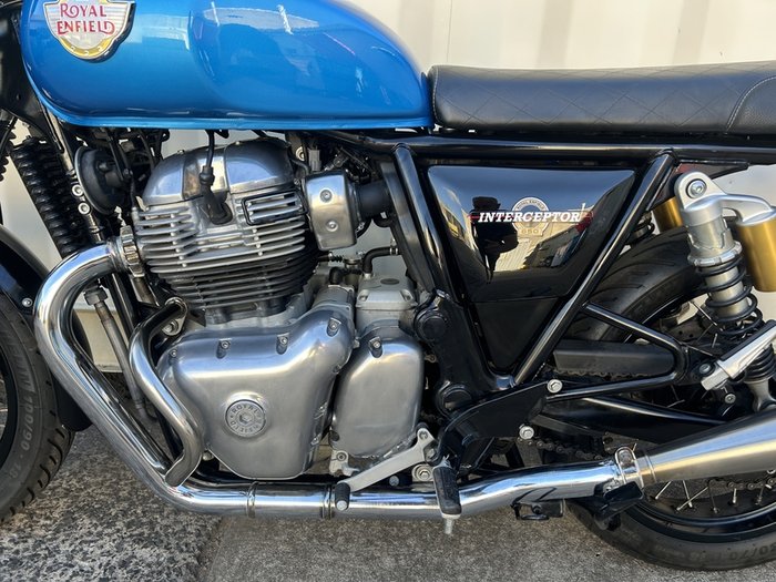 2023 ROYAL ENFIELD INTERCEPTOR 650 CHROME ROAD BLUE