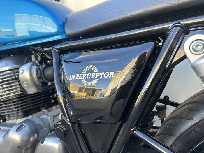 2023 ROYAL ENFIELD INTERCEPTOR 650 CHROME ROAD BLUE