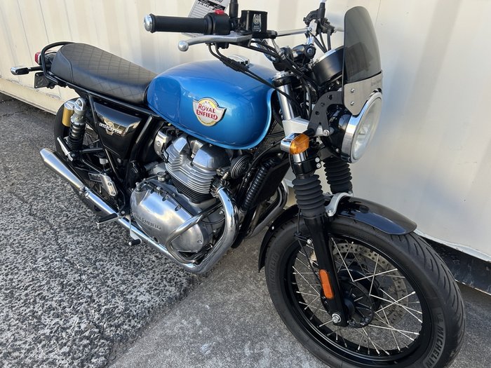 2023 ROYAL ENFIELD INTERCEPTOR 650 CHROME ROAD BLUE