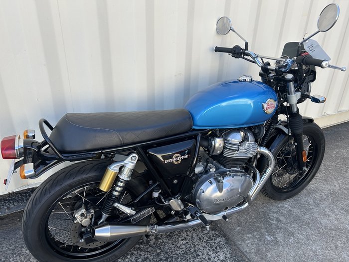 2023 ROYAL ENFIELD INTERCEPTOR 650 CHROME ROAD BLUE