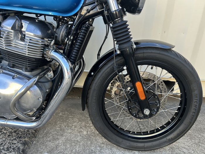 2023 ROYAL ENFIELD INTERCEPTOR 650 CHROME ROAD BLUE