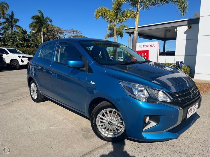 2021 Mitsubishi Mirage ES LB MY22 Cyber Blue