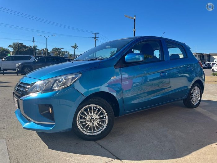 2021 Mitsubishi Mirage ES LB MY22 Cyber Blue