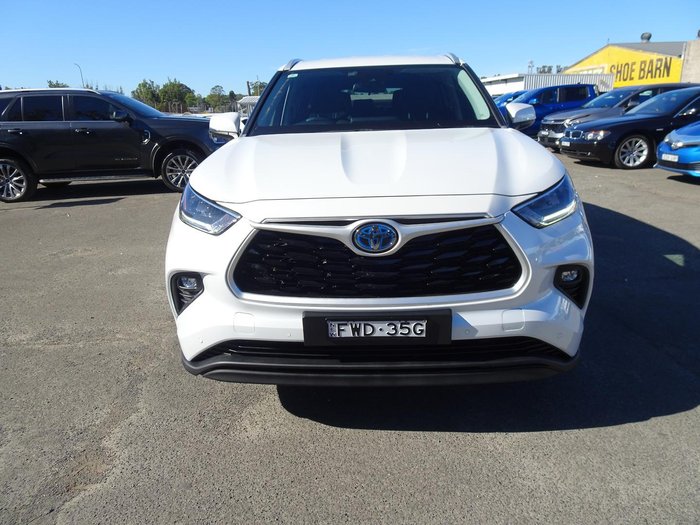 2021 Toyota Kluger GXL AXUH78R 4X4 On Demand Frosted White