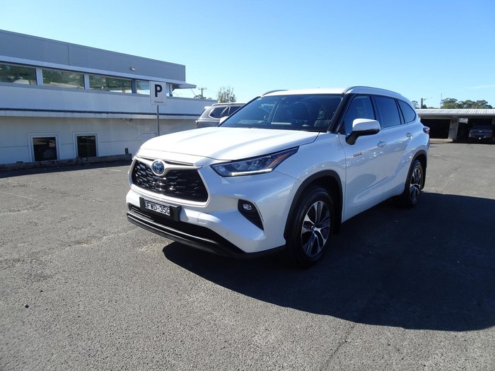 2021 Toyota Kluger GXL AXUH78R 4X4 On Demand Frosted White