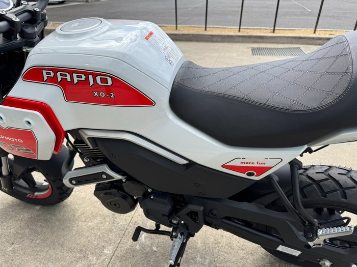 2025 CFMOTO XO PAPIO TRAIL NEBULA WHITE