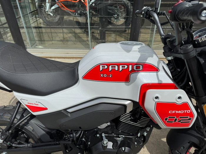 2025 CFMOTO XO PAPIO TRAIL NEBULA WHITE