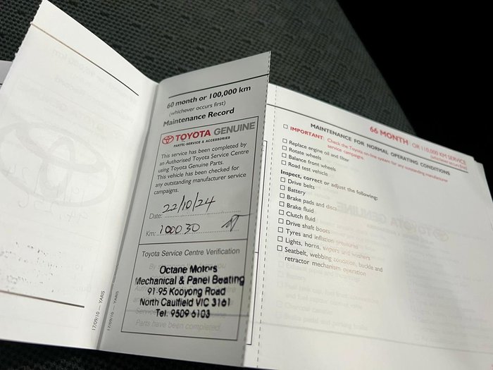 2011 Toyota Yaris YR NCP90R MY11 Graphite