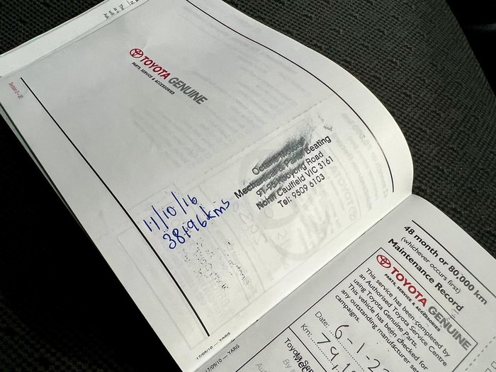 2011 Toyota Yaris YR NCP90R MY11 Graphite