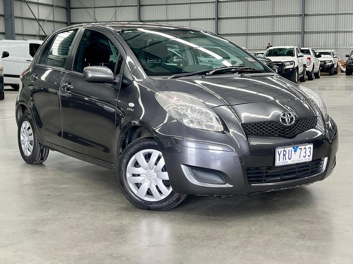 2011 Toyota Yaris YR NCP90R MY11 Graphite