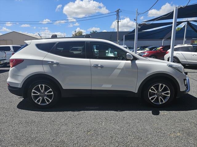 2014 Hyundai Santa Fe Elite DM MY14 4X4 On Demand WHITE
