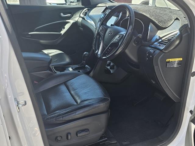 2014 Hyundai Santa Fe Elite DM MY14 4X4 On Demand WHITE