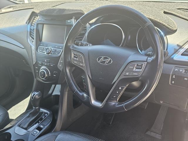 2014 Hyundai Santa Fe Elite DM MY14 4X4 On Demand WHITE