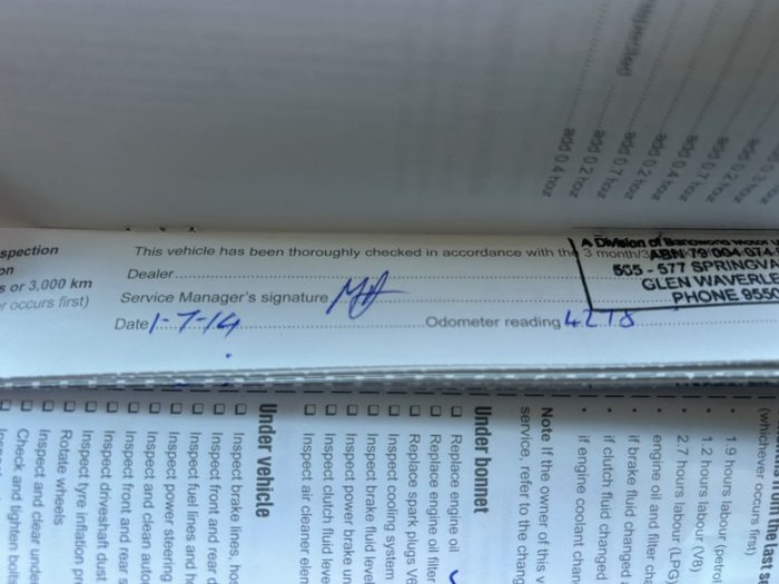 2013 HOLDEN COMMODORE International