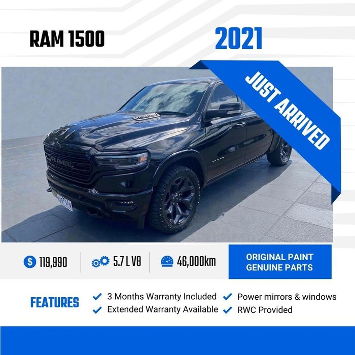 2021 RAM 1500 Limited RamBox