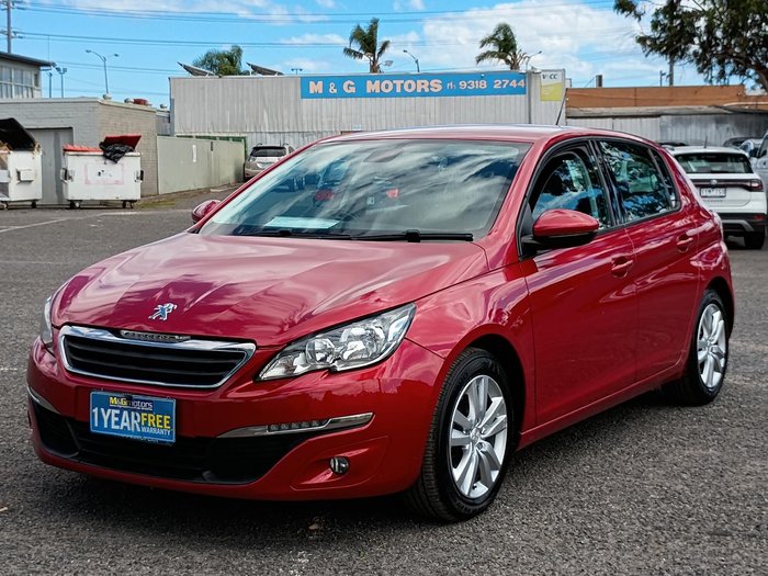 2016 Peugeot 308 Active T9 Ruby Red