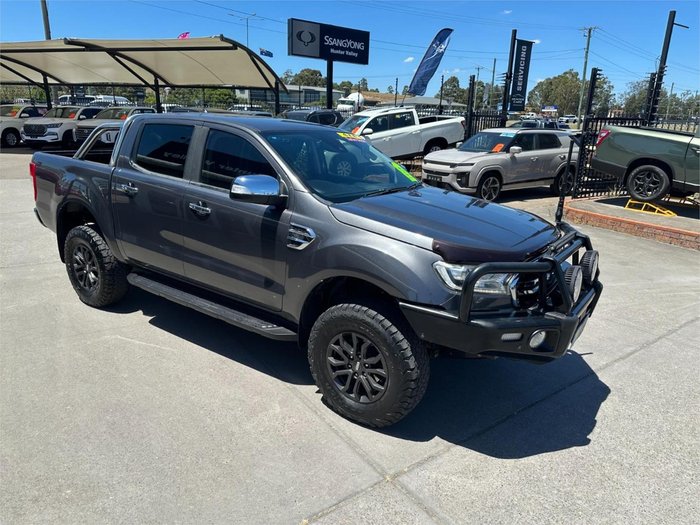 2018 Ford Ranger XLT PX MkIII MY19 4X4 Dual Range Meteor Grey