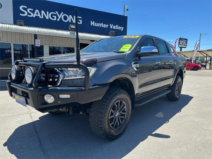 2018 Ford Ranger XLT PX MkIII MY19 4X4 Dual Range Meteor Grey