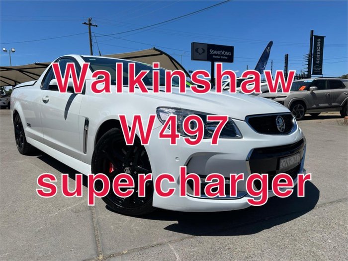 2016 Holden Ute SS V Redline VF Series II MY16 Heron White