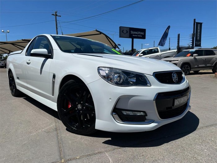 2016 Holden Ute SS V Redline VF Series II MY16 Heron White