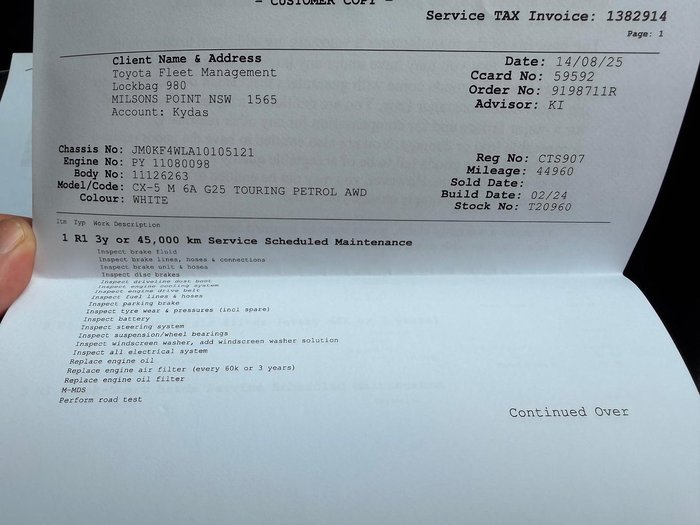 2024 Mazda CX-5 G25 Touring