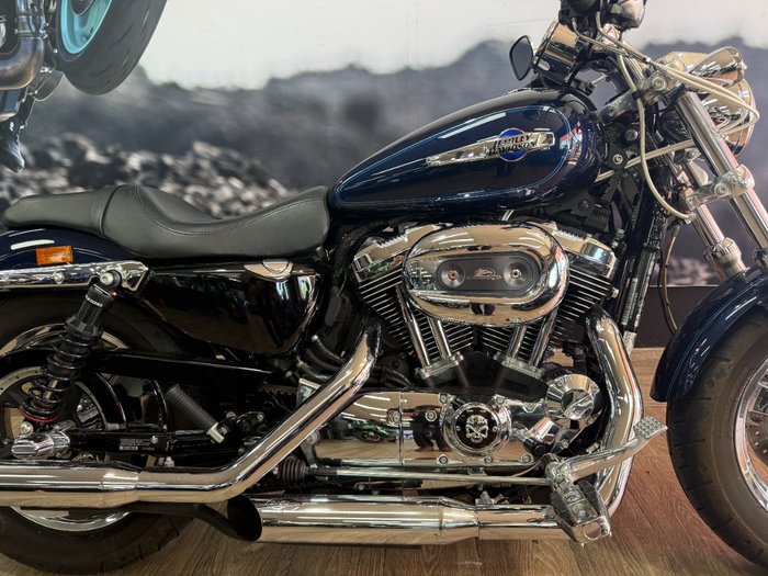 2014 HARLEY-DAVIDSON XL1200C 1200 CUSTOM BLUE