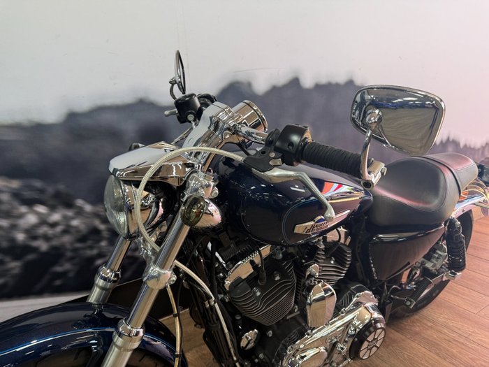 2014 HARLEY-DAVIDSON XL1200C 1200 CUSTOM BLUE