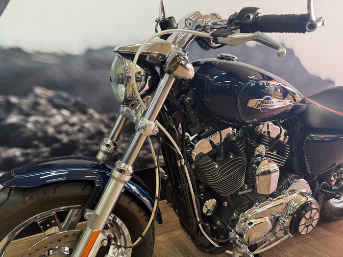 2014 HARLEY-DAVIDSON XL1200C 1200 CUSTOM BLUE