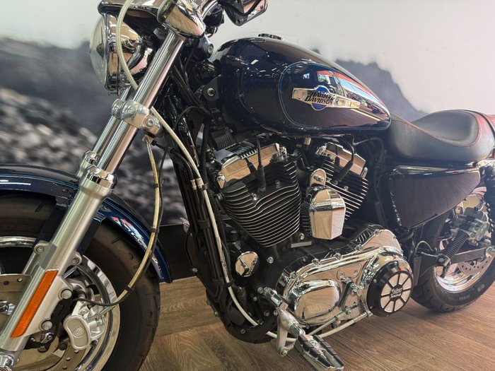 2014 HARLEY-DAVIDSON XL1200C 1200 CUSTOM BLUE