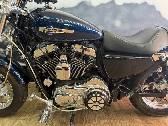 2014 HARLEY-DAVIDSON XL1200C 1200 CUSTOM BLUE
