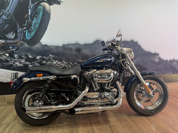 2014 HARLEY-DAVIDSON XL1200C 1200 CUSTOM BLUE