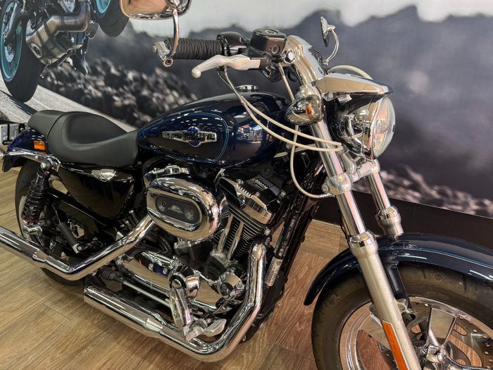 2014 HARLEY-DAVIDSON XL1200C 1200 CUSTOM BLUE