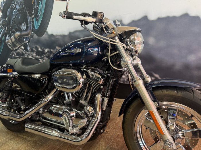2014 HARLEY-DAVIDSON XL1200C 1200 CUSTOM BLUE