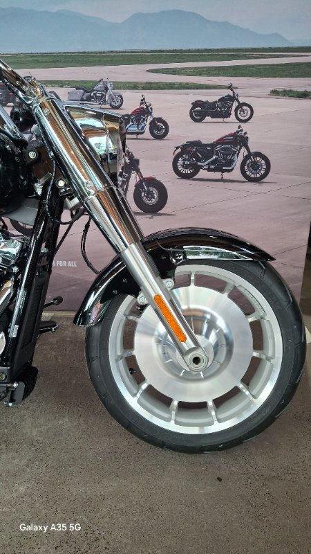 2025 Harley-davidson FLFB FAT BOY (117) Vivid Black