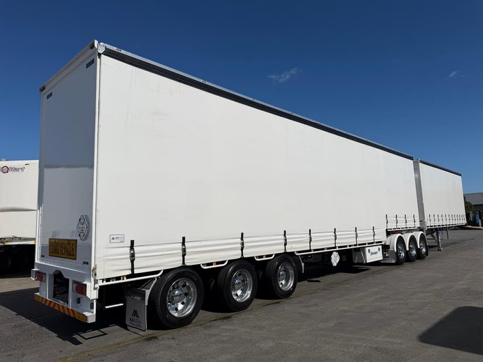 2018 Vawdrey St3 34 Pallet A Sd On B Drop Deck Mezz R/T Sliding Mezz 