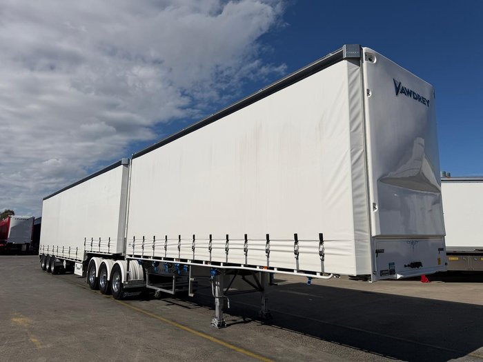 2018 Vawdrey St3 34 Pallet A Sd On B Drop Deck Mezz R/T Sliding Mezz 