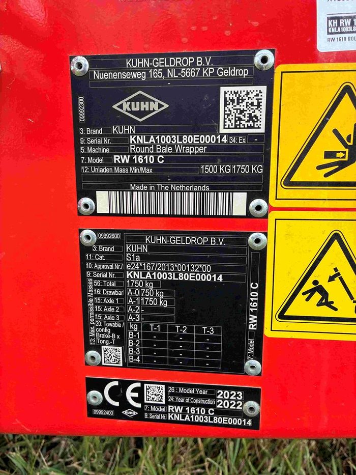 2023 Kuhn Rw 1610 C RED