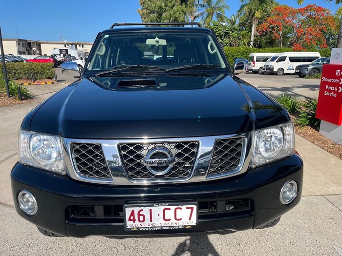 2014 Nissan Patrol ST Y61 4X4 Dual Range Black Obsidian