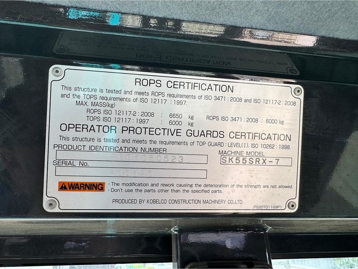 Kobelco Sk55 Srx-7