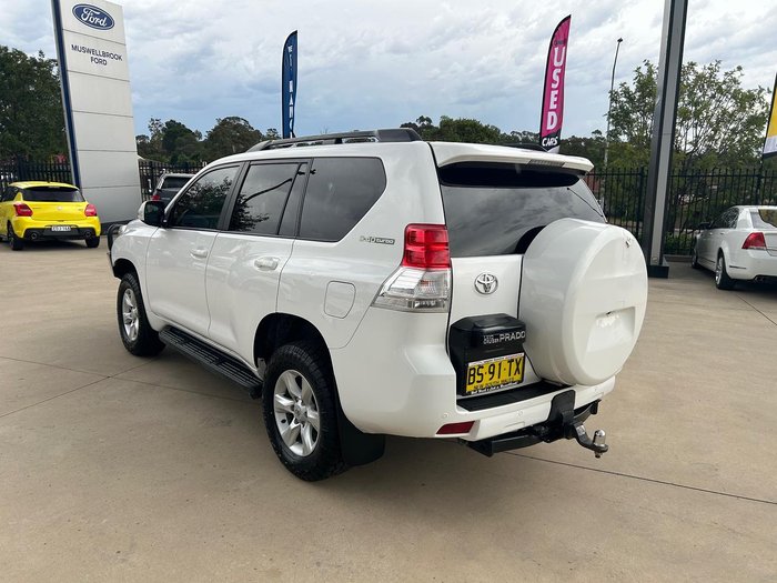 2012 Toyota Landcruiser Prado GXL KDJ150R 4X4 Constant Glacier White