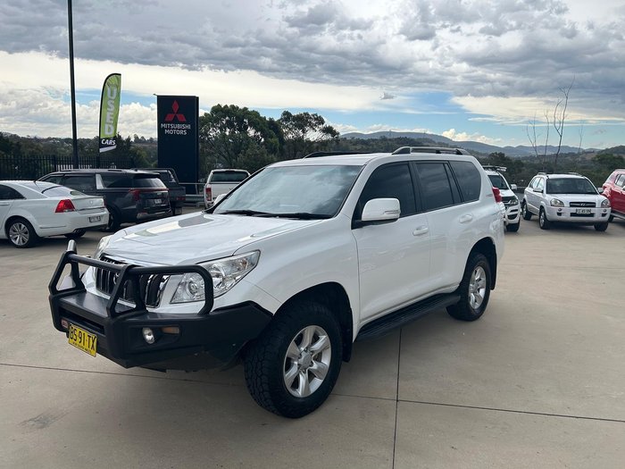 2012 Toyota Landcruiser Prado GXL KDJ150R 4X4 Constant Glacier White