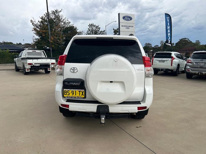 2012 Toyota Landcruiser Prado GXL KDJ150R 4X4 Constant Glacier White