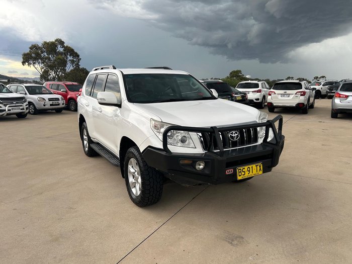 2012 Toyota Landcruiser Prado GXL KDJ150R 4X4 Constant Glacier White