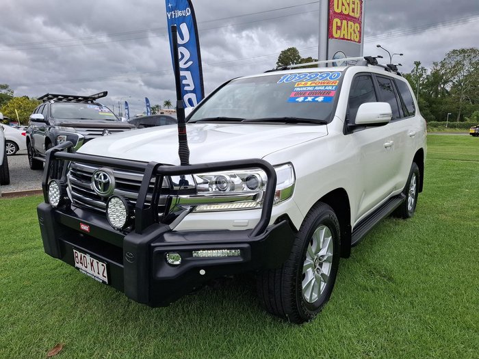 2018 Toyota Landcruiser VX VDJ200R 4X4 Dual Range Glacier White