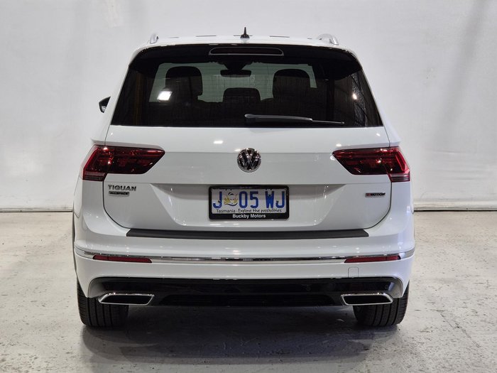 2021 Volkswagen Tiguan 162TSI R-Line Allspace 5N MY22 Four Wheel Drive Pure White