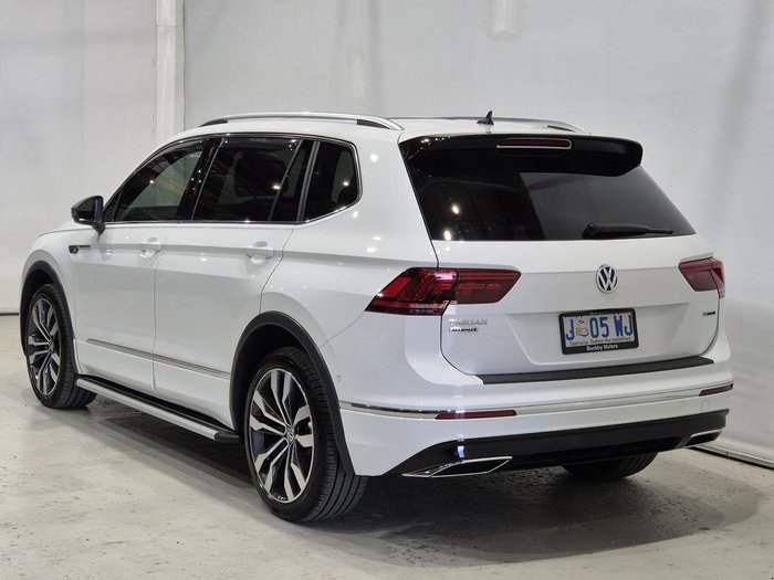 2021 Volkswagen Tiguan 162TSI R-Line Allspace 5N MY22 Four Wheel Drive Pure White