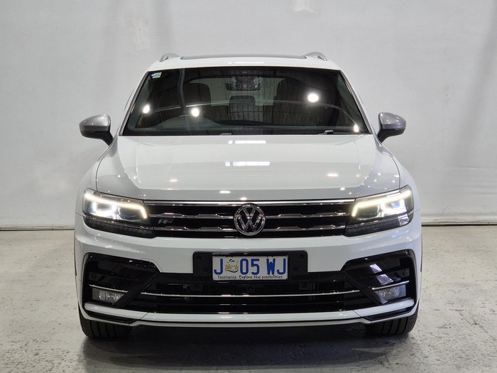 2021 Volkswagen Tiguan 162TSI R-Line Allspace 5N MY22 Four Wheel Drive Pure White