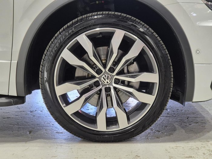 2021 Volkswagen Tiguan 162TSI R-Line Allspace 5N MY22 Four Wheel Drive Pure White
