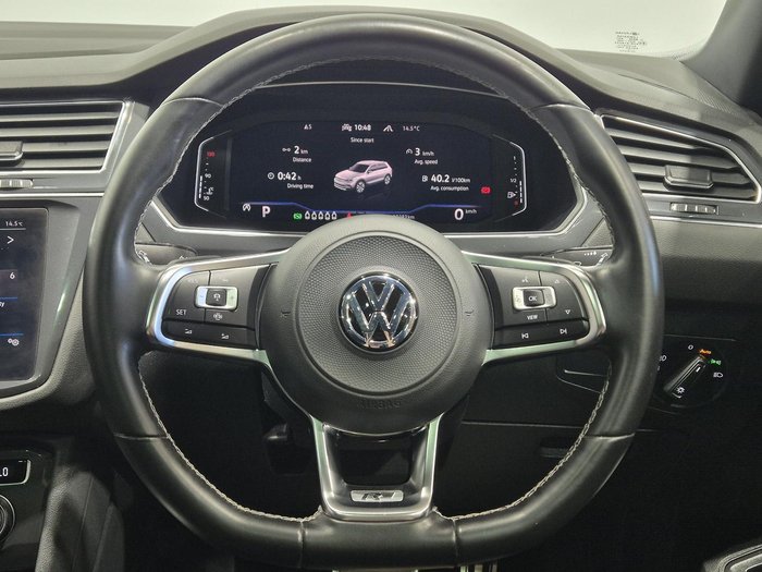 2021 Volkswagen Tiguan 162TSI R-Line Allspace 5N MY22 Four Wheel Drive Pure White