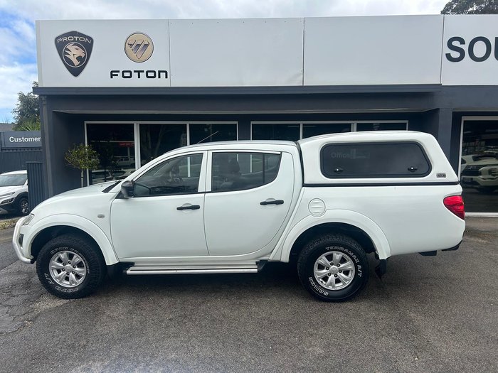 2014 Mitsubishi Triton GLX MN MY15 4X4 Dual Range White